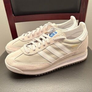New Men’s Adidas SL 72 RS Cream and White Sneakers Size‎ 7